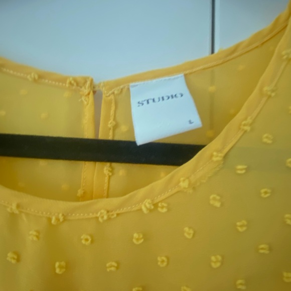 Yellow Midi Dress, size L - Picture 4 of 5